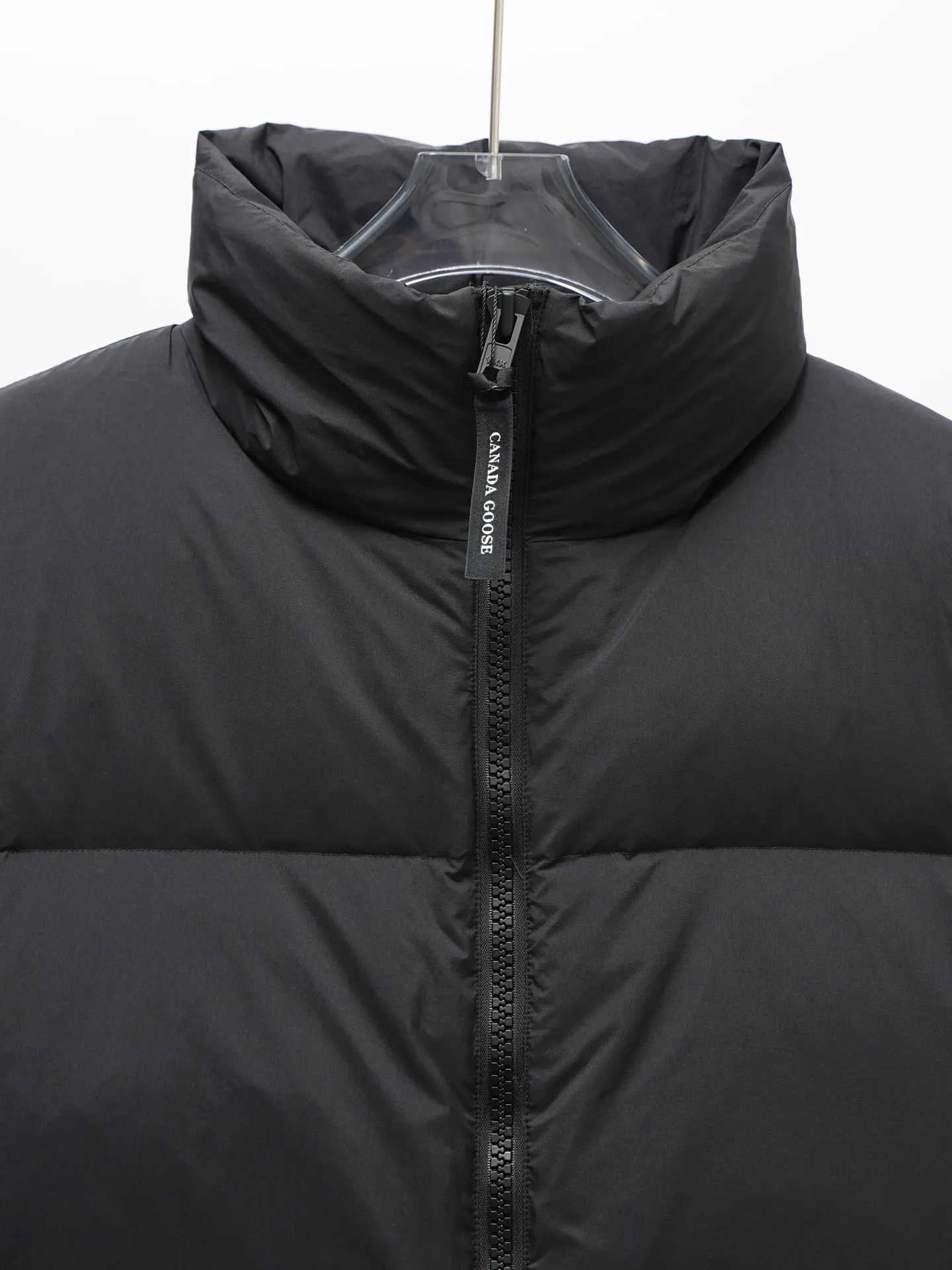 P860 CANADA GOOSE Lawrence Men's Down Jacket Large Goose Down Jacket Black (Red Label) 2802M